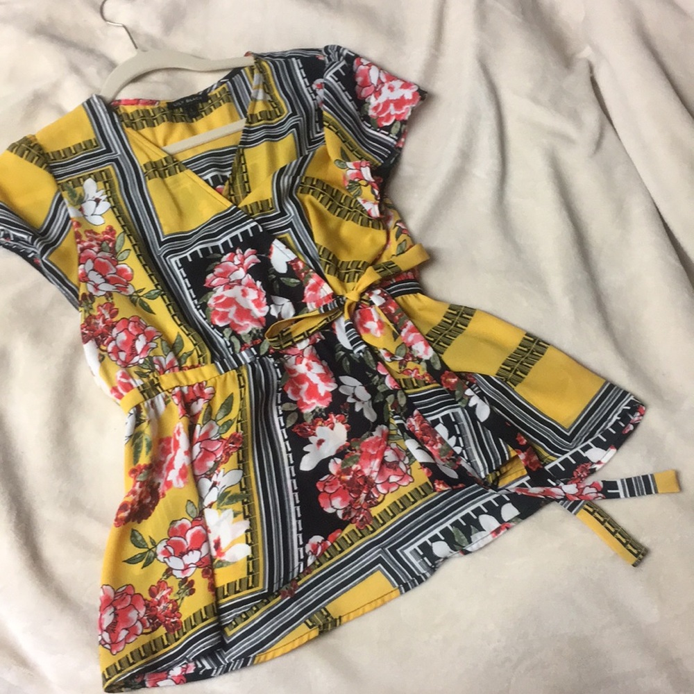 Lovely Wrap Blouse